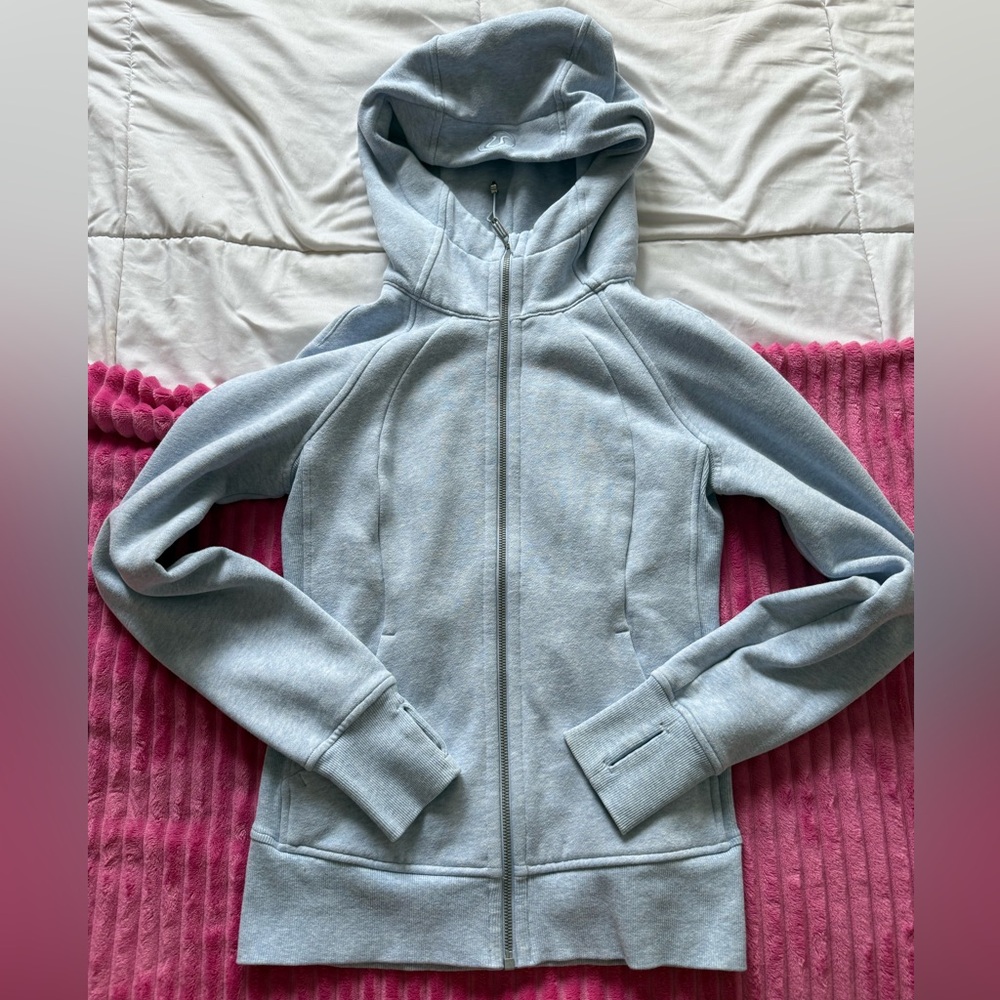 lululemon athletica Gray Jacket Full-Length Zipper